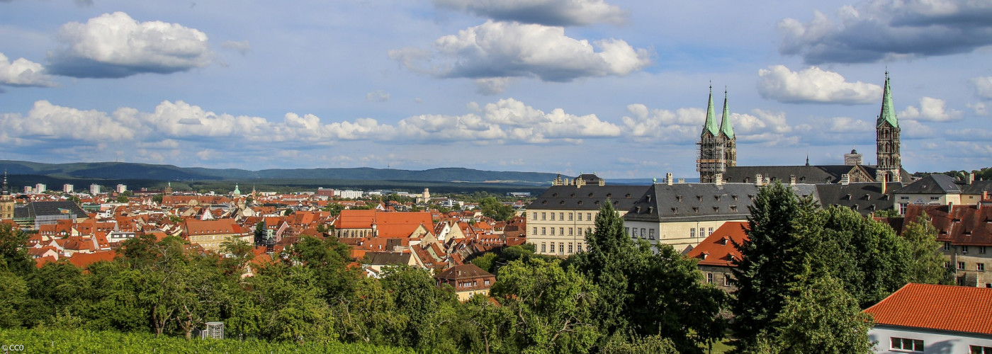 Bamberg mit Türme des Doms