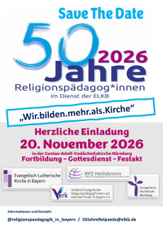 Save the Date zum Jubiläum